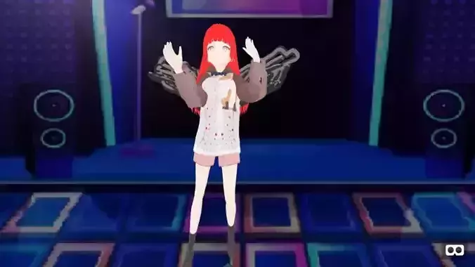 mmd model angel