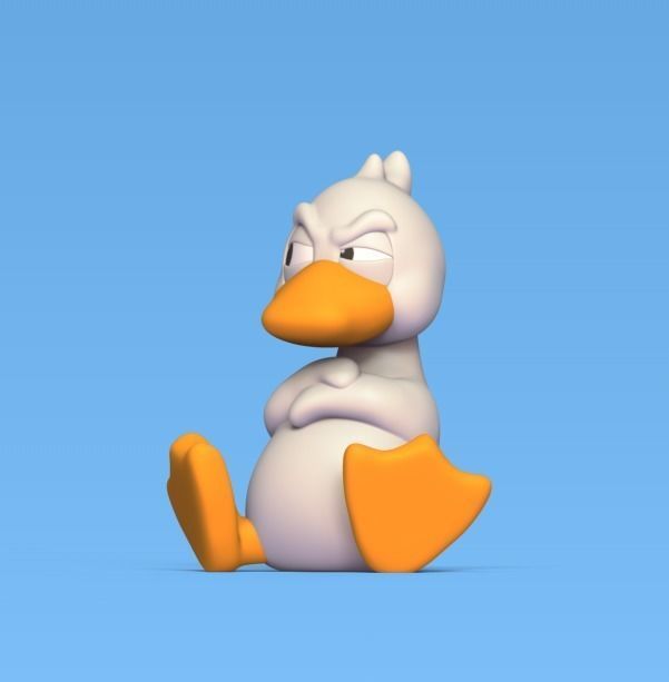 Suspicious Duck 3D print model_1