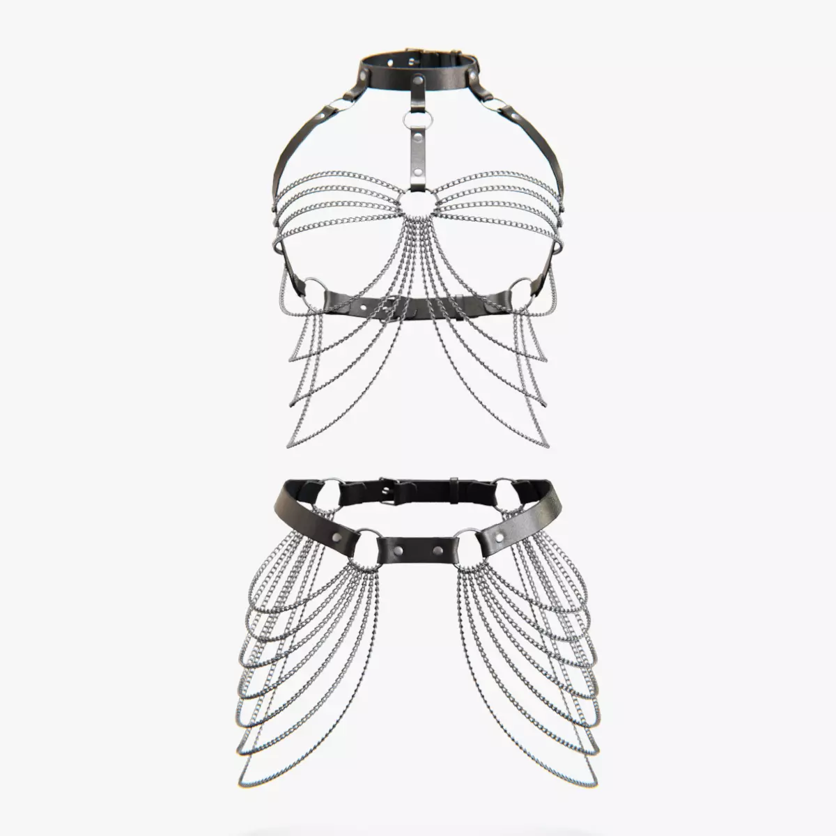 Chain Harness Low-poly 3D model