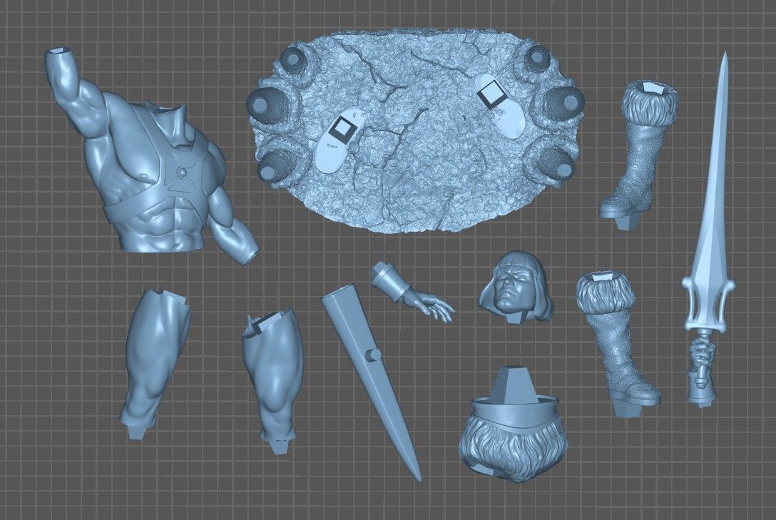 He Man 3D print model_2