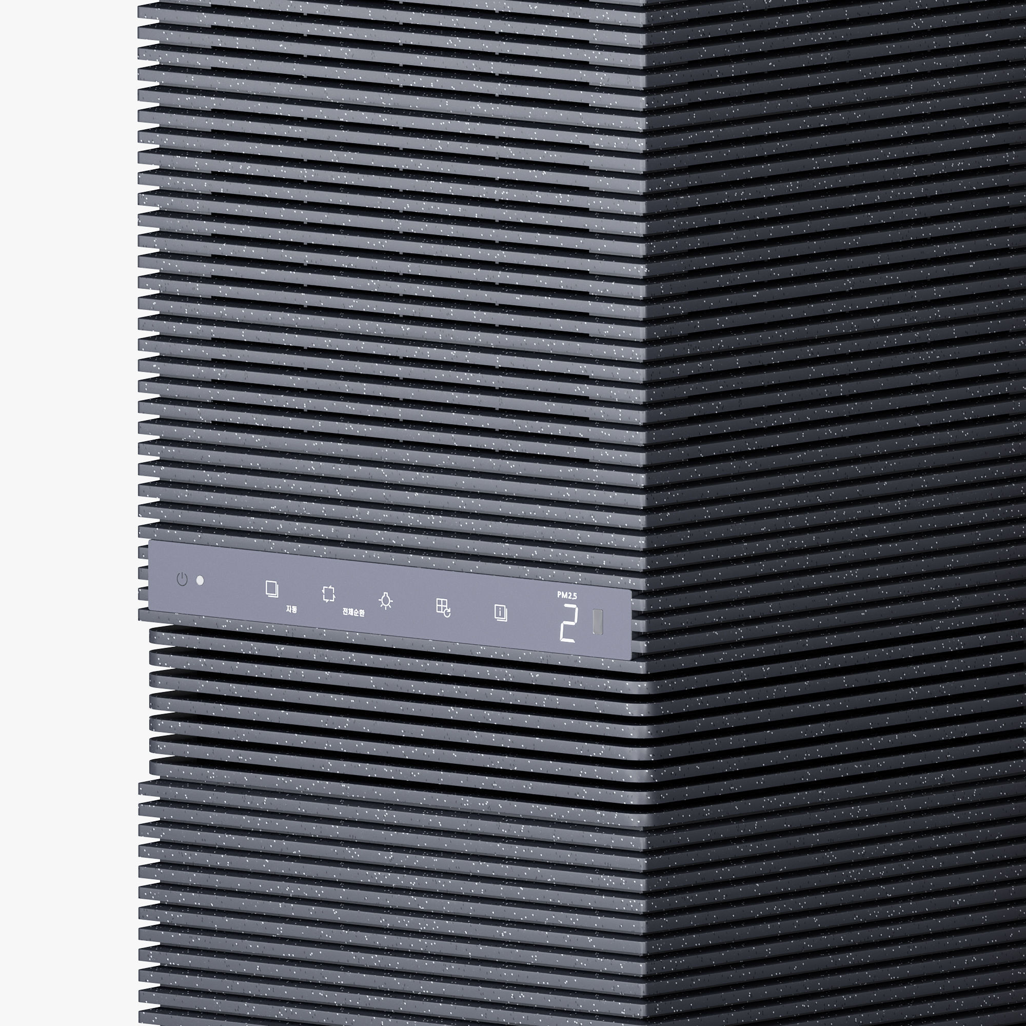 BTS air purifier - Coway noble air purifier 3D model_3