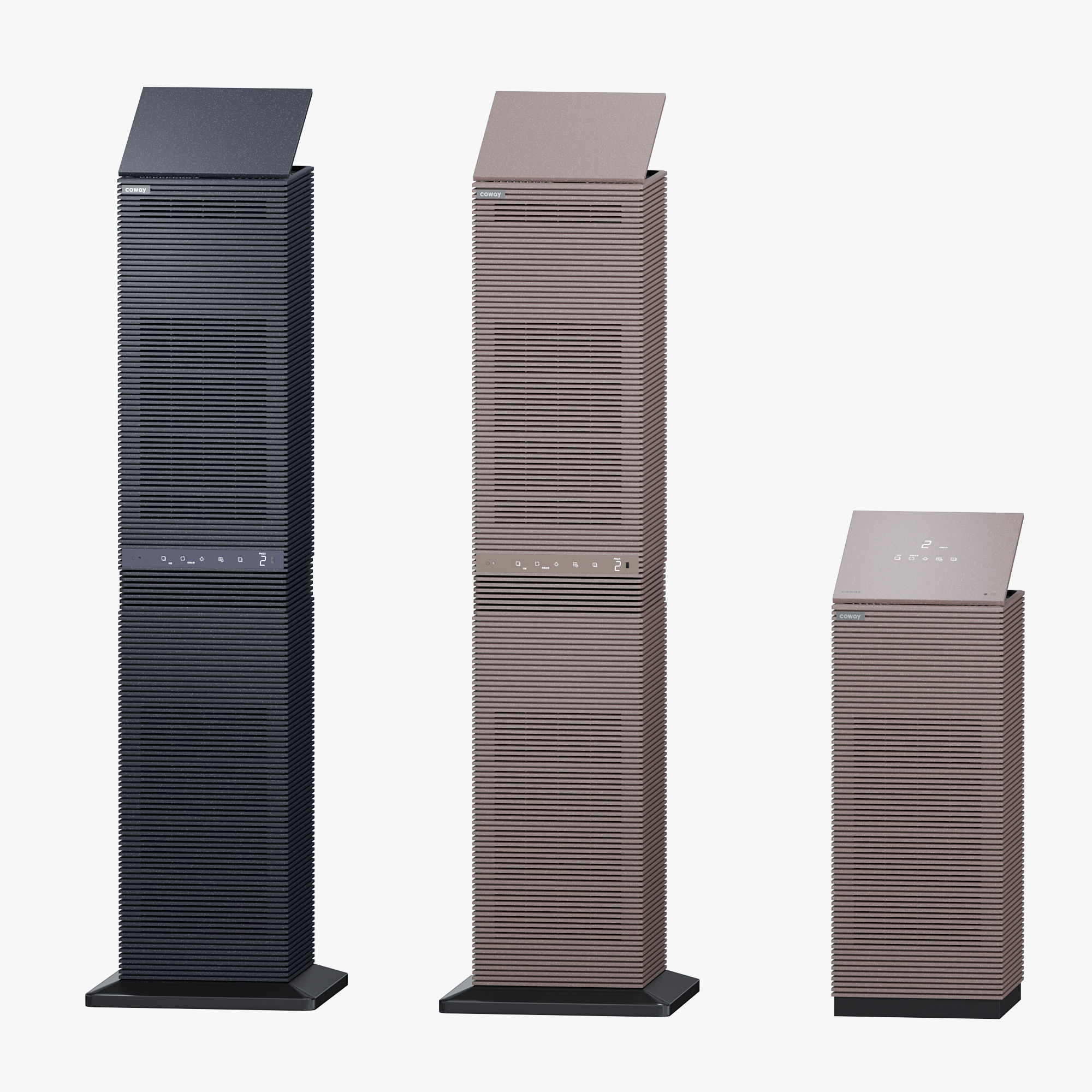 BTS air purifier - Coway noble air purifier 3D model_2