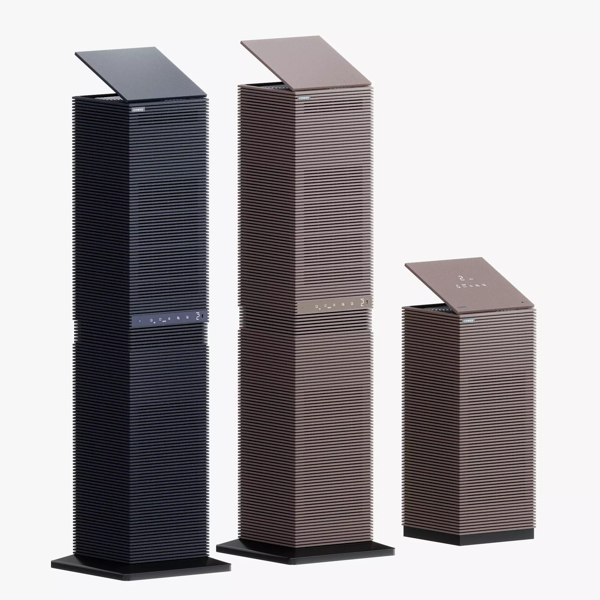 BTS air purifier - Coway noble air purifier 3D model_0