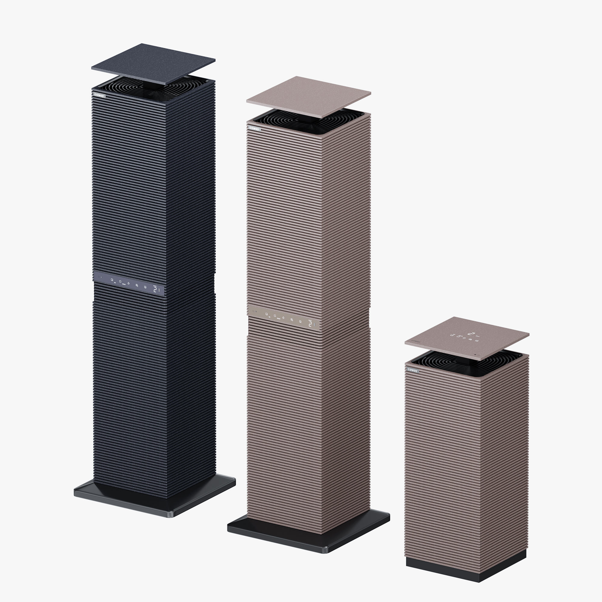 BTS air purifier - Coway noble air purifier 3D model_1