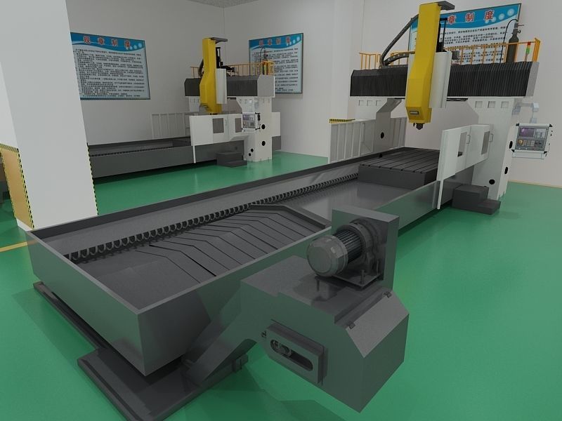 Protective Mask Production Workshop 3D model_15