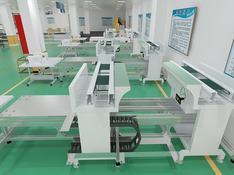 Protective Mask Production Workshop 3D model_17