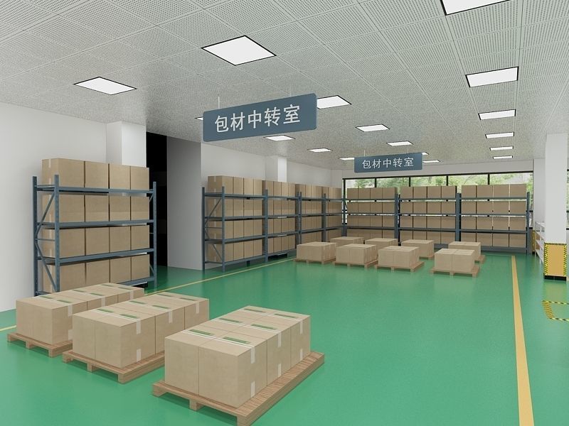 Protective Mask Production Workshop 3D model_13