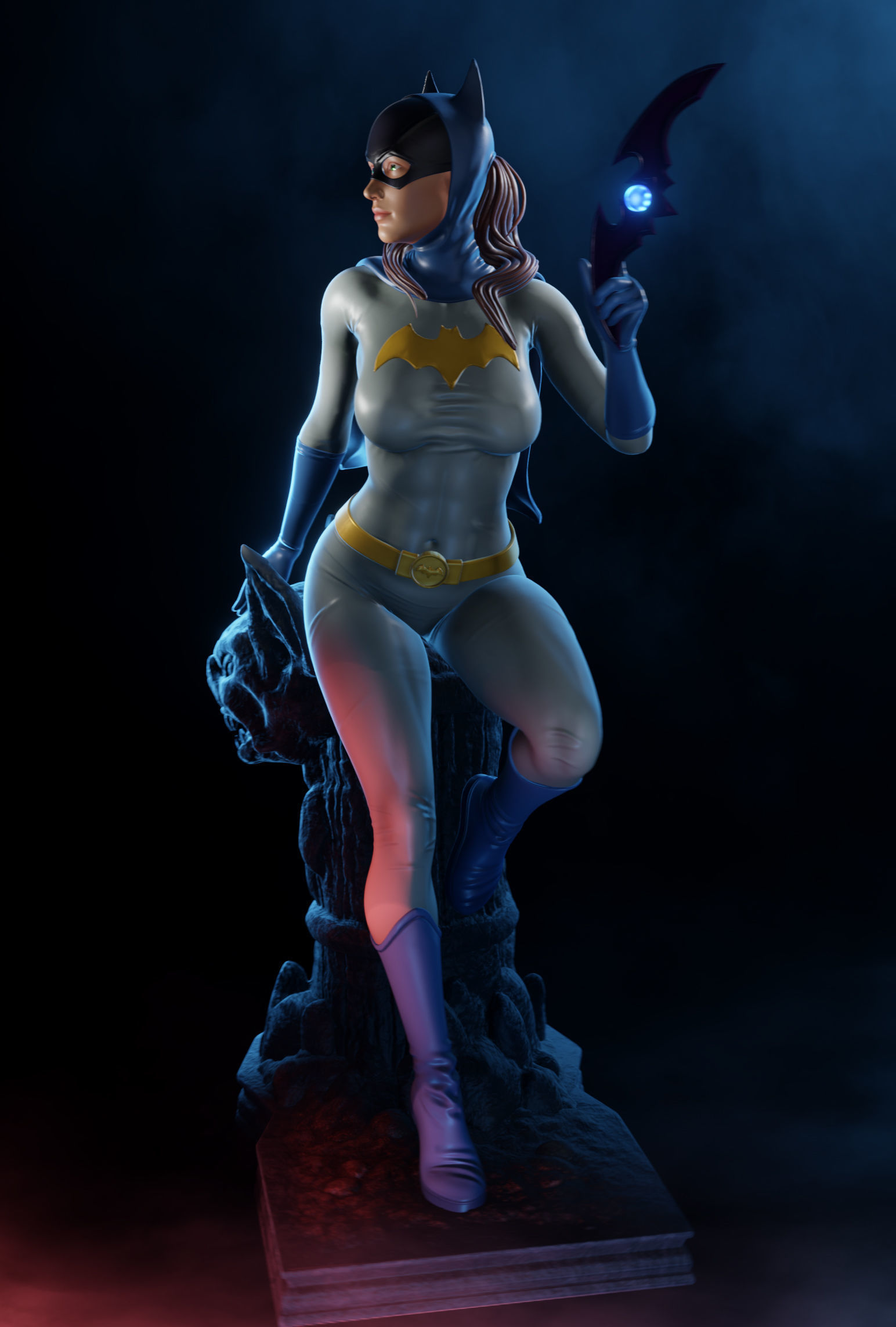 BatGirl - 3D Print Ready 3D print model_2