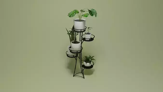 Flower Stand PBR Ready for Unreal Engine 5