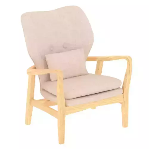 beige armchair
