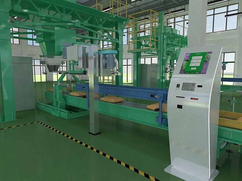 Industrial Production Workshop 3D model_19