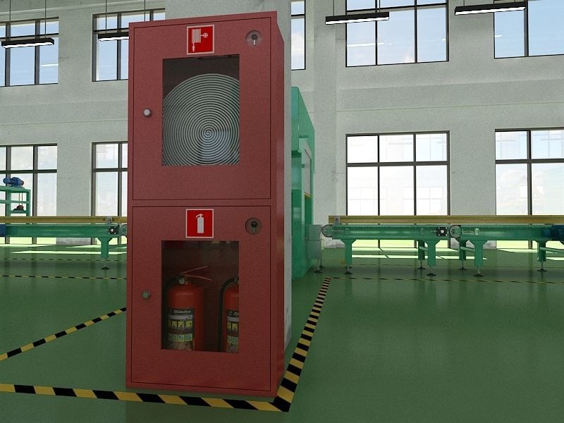 Industrial Production Workshop 3D model_22