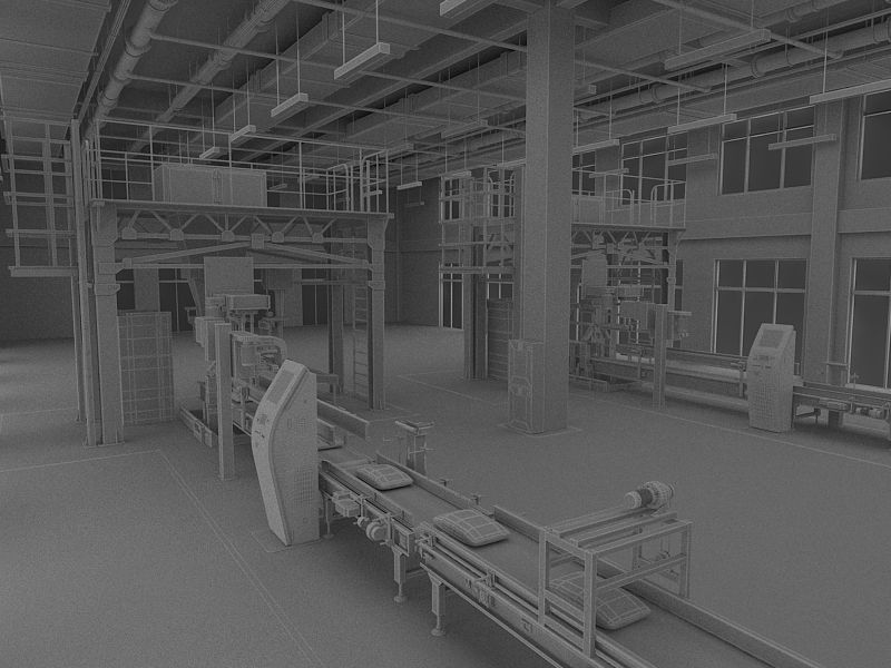 Industrial Production Workshop 3D model_28