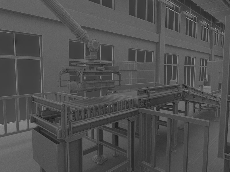 Industrial Production Workshop 3D model_31