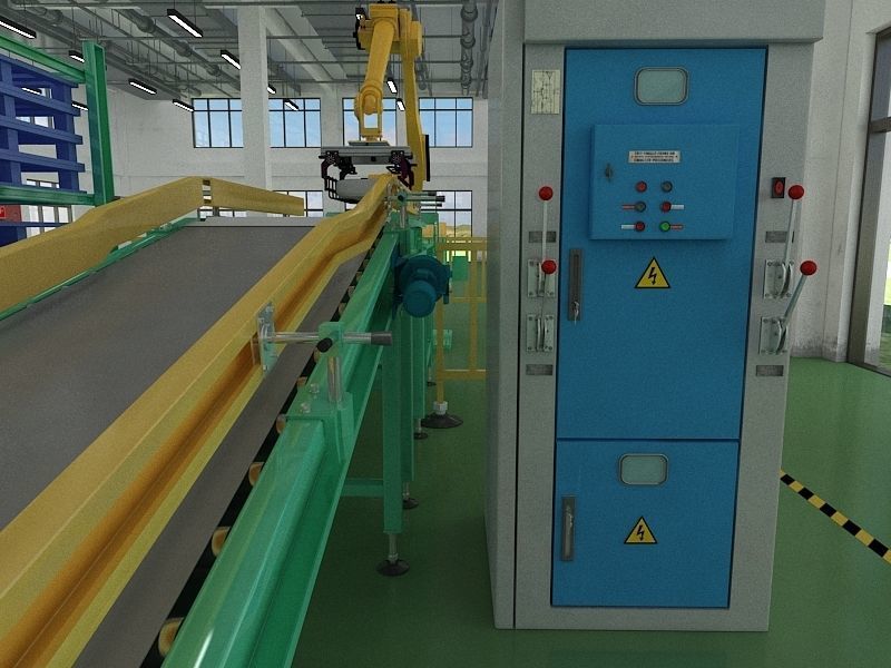 Industrial Production Workshop 3D model_14