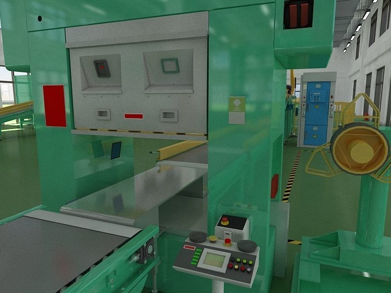 Industrial Production Workshop 3D model_17