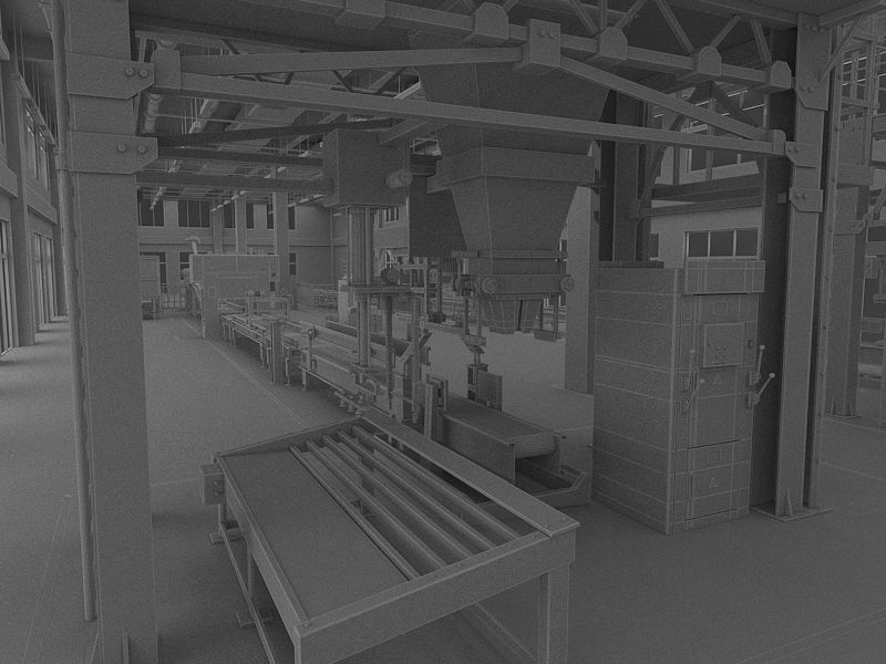 Industrial Production Workshop 3D model_23