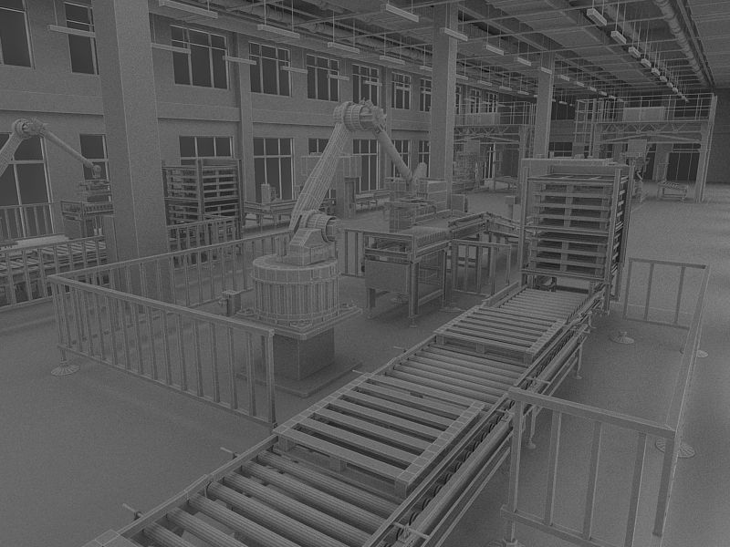 Industrial Production Workshop 3D model_26