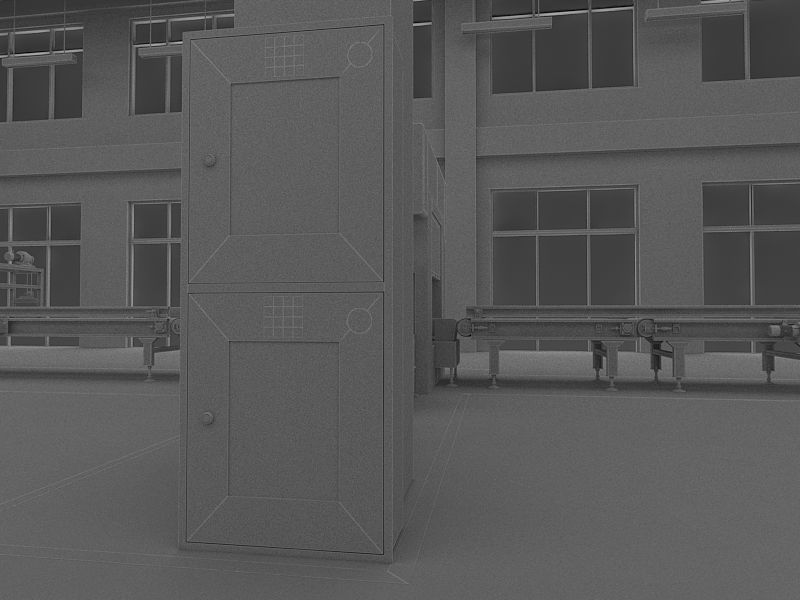 Industrial Production Workshop 3D model_37