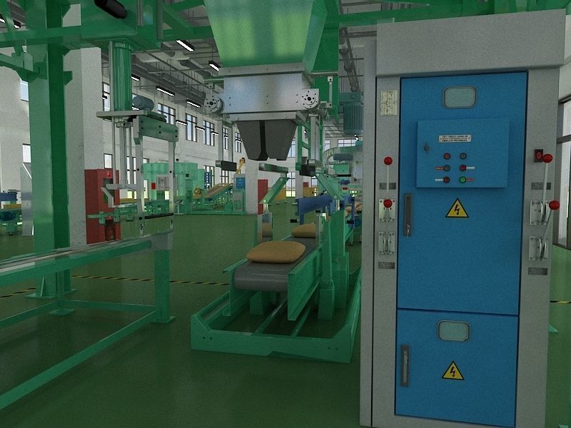 Industrial Production Workshop 3D model_21