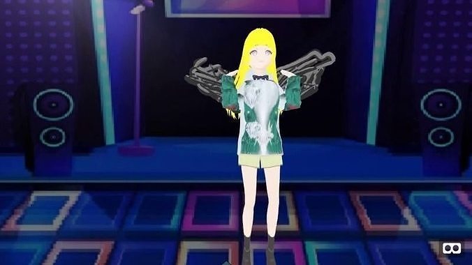mmd model angel 3D model