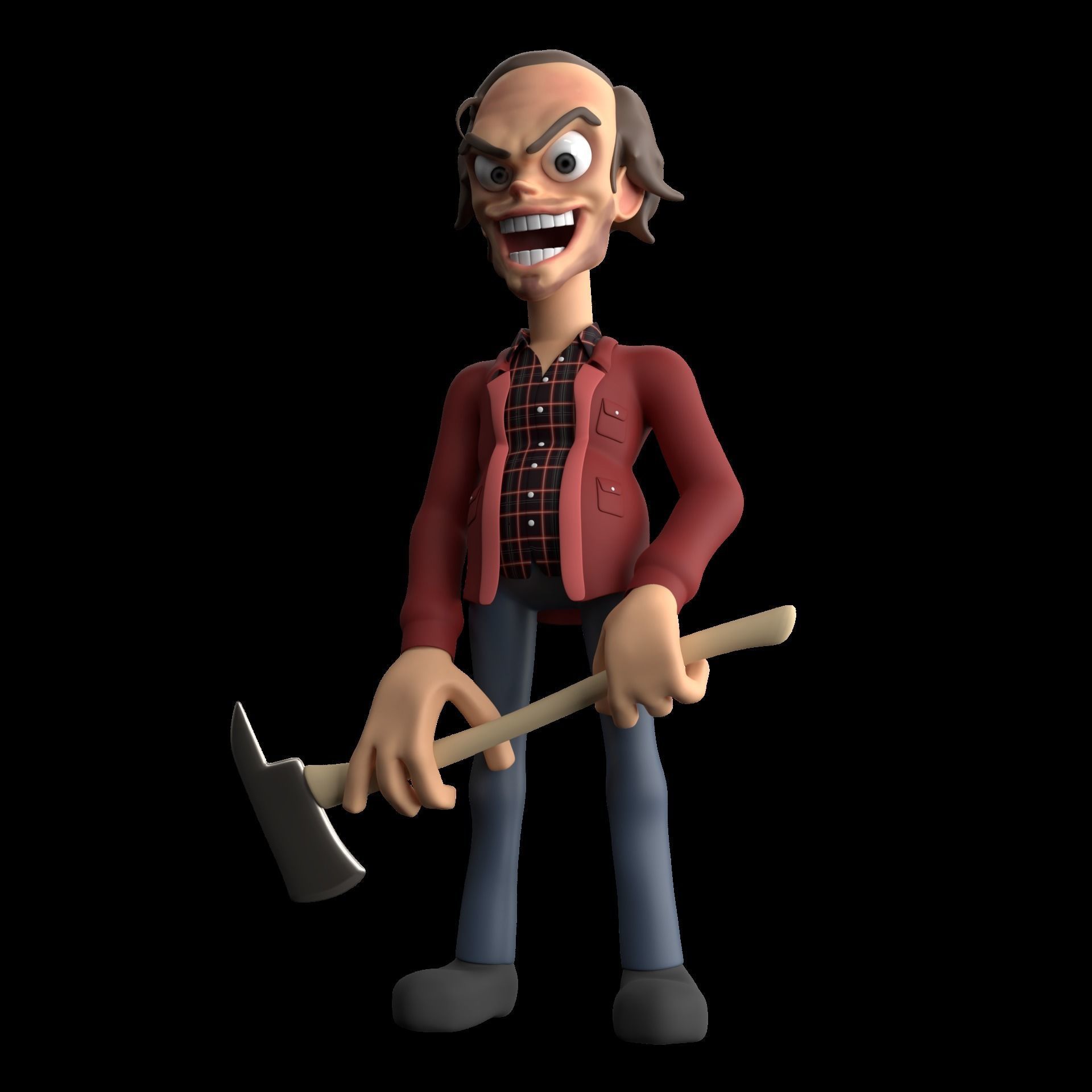 The Shining Jack Torrance 3D model_1