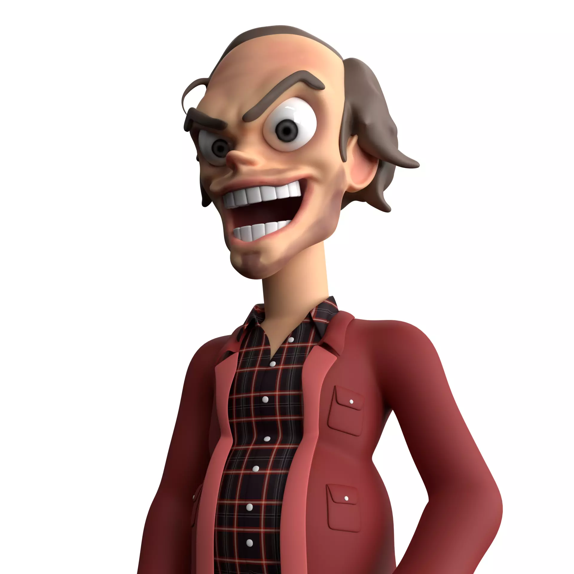 The Shining Jack Torrance 3D model_0