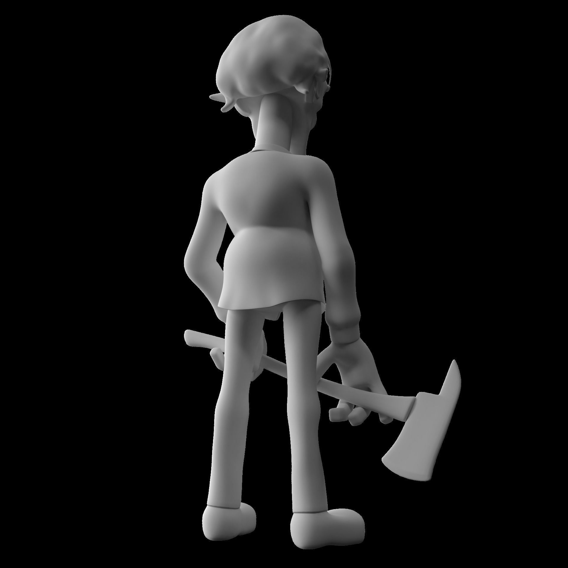 The Shining Jack Torrance 3D model_4