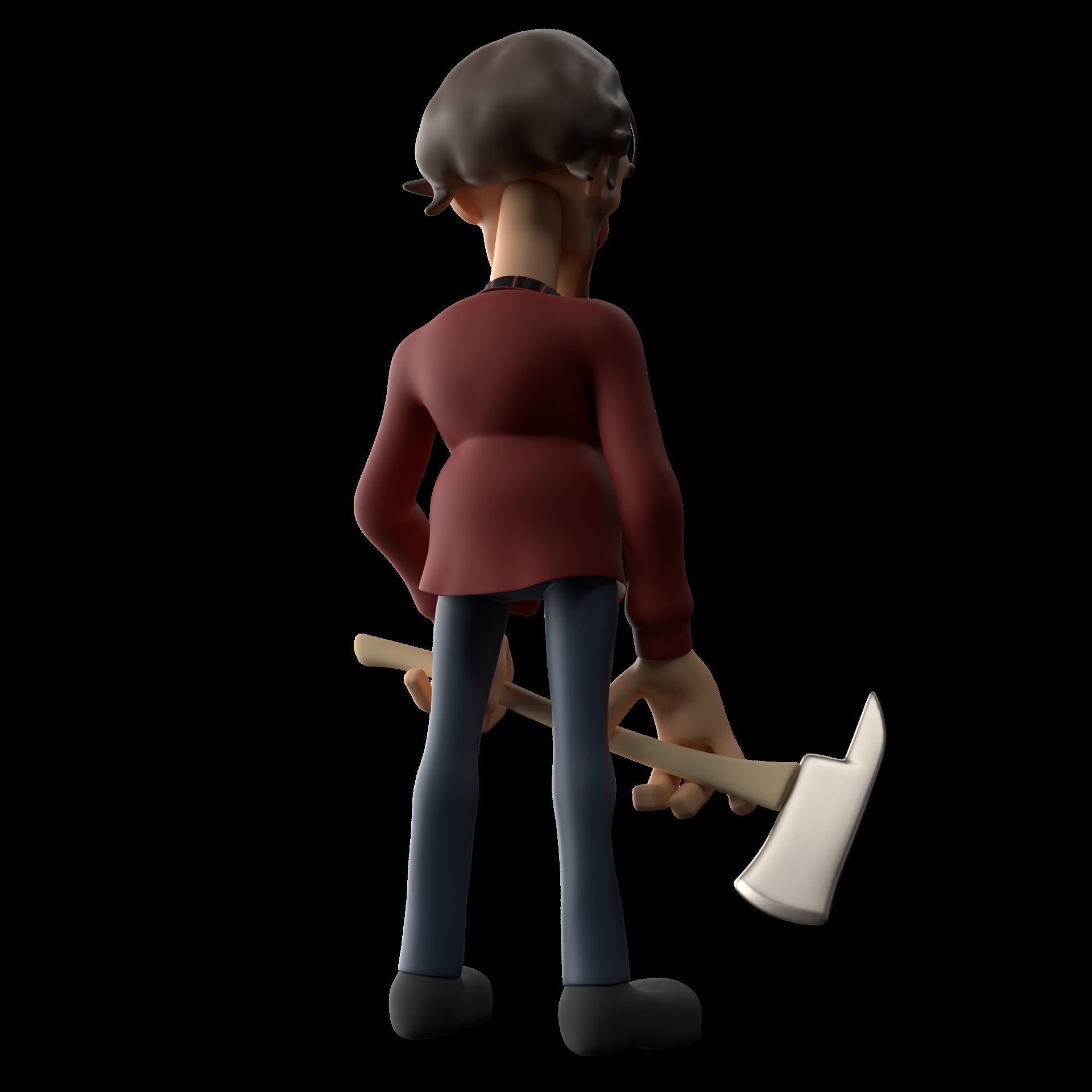 The Shining Jack Torrance 3D model_2