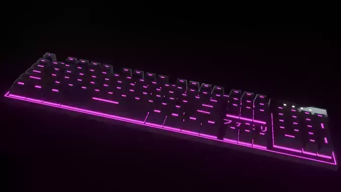 Keyboard neon