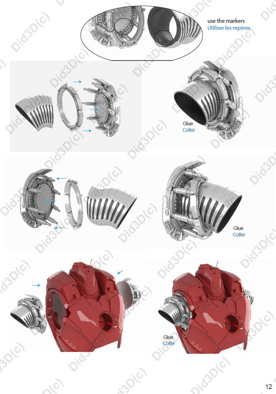 IRONMAN Mark7 BUST HQ LIFE SIZE Did3D 3D Print Ready 3D print model_19