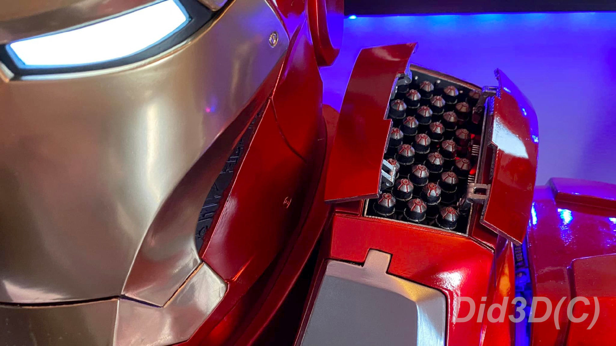 IRONMAN Mark7 BUST HQ LIFE SIZE Did3D 3D Print Ready 3D print model_10