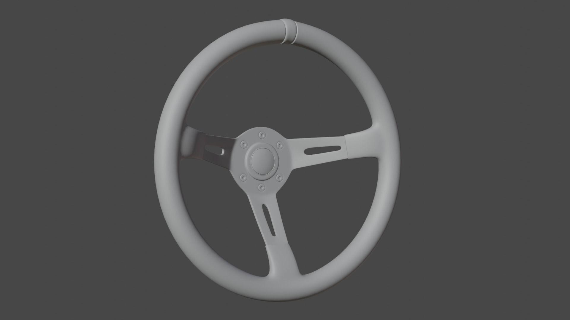 Momo Mod 08 Racing Steering wheels  Low-poly 3D model_5