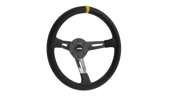 Momo Mod 08 Racing Steering wheels  Low-poly 3D model