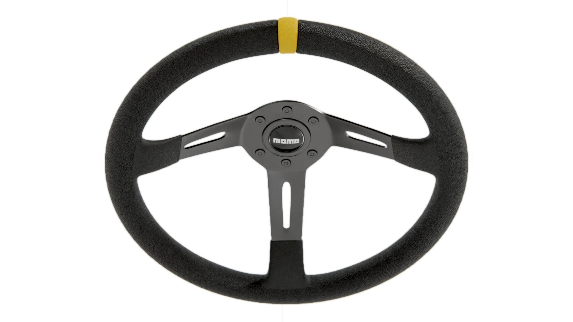 Momo Mod 08 Racing Steering wheels  Low-poly 3D model_2