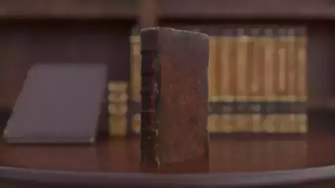 1733 Antique Book 3D model