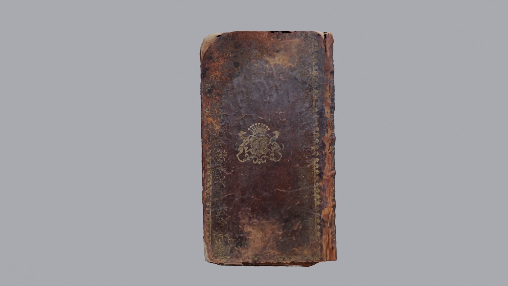 1733 Antique Book 3D model_4
