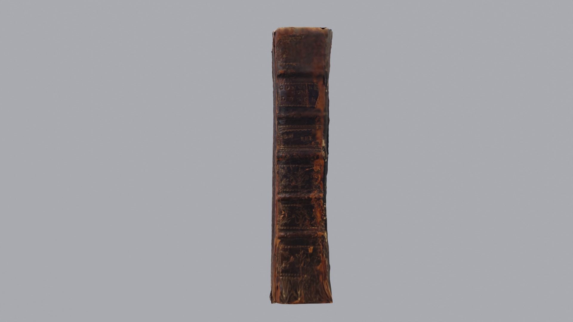 1733 Antique Book 3D model_3