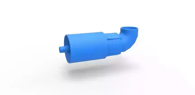 Jet engine 6 Scale 1 to 25 3D print model