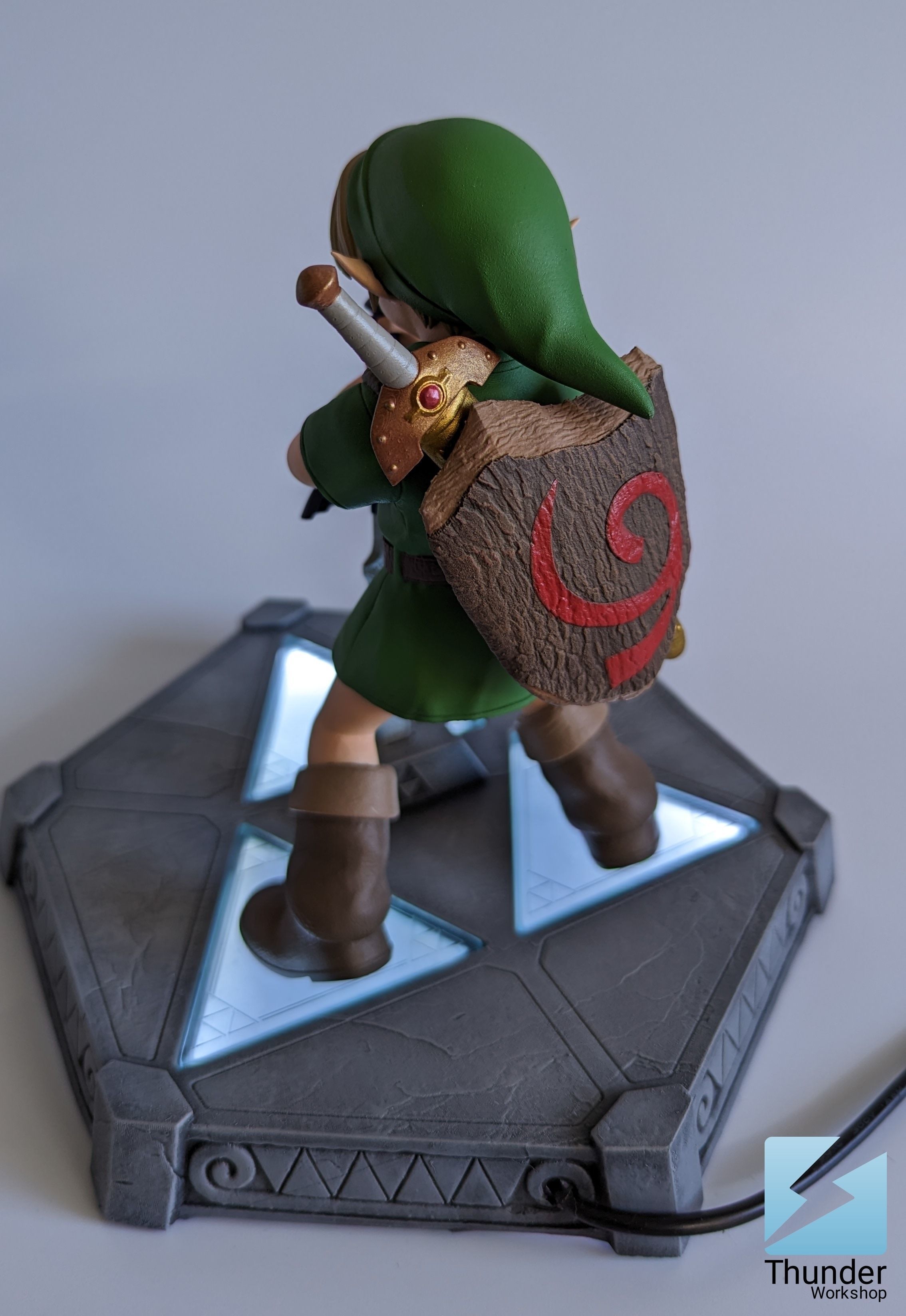 Zelda Ocarina Of Time Young Link - 3D PRINTABLE STATUE 3D print model_5