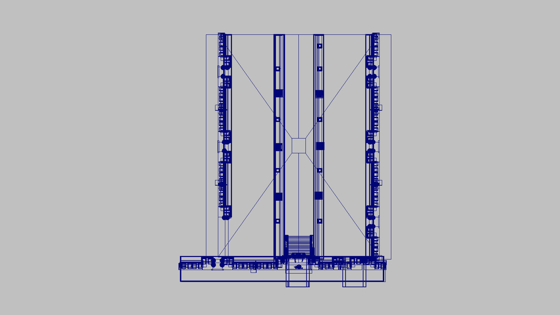 Lord Shiva temple interior  3D model_10