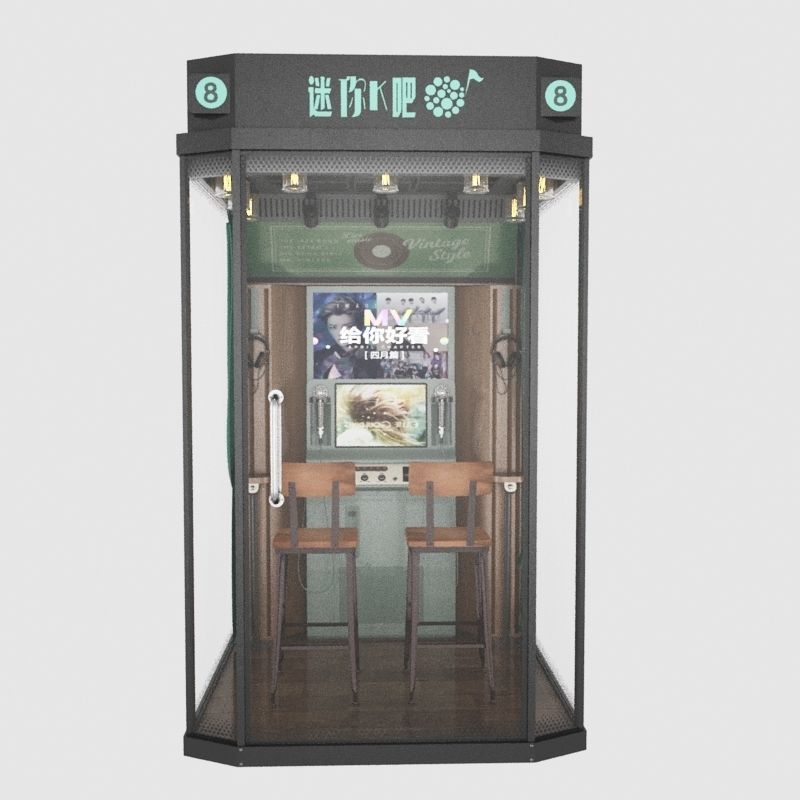 Sing Bar 3D model_2