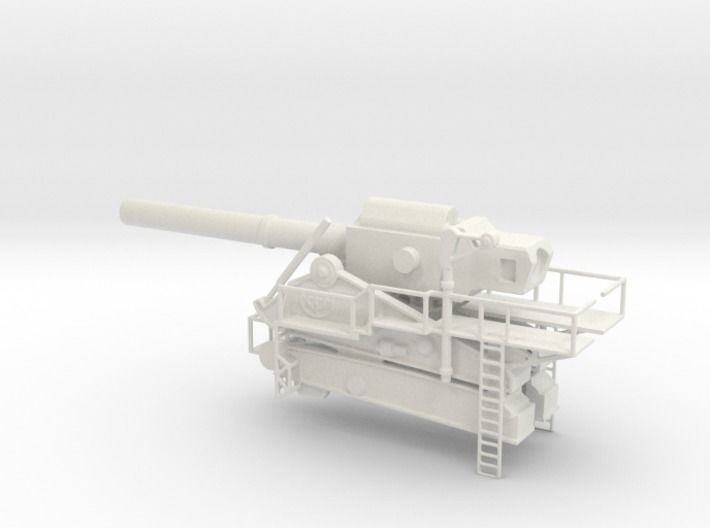 35 5 cm Haubitze M1 ww2 German artillery  3D print model_3
