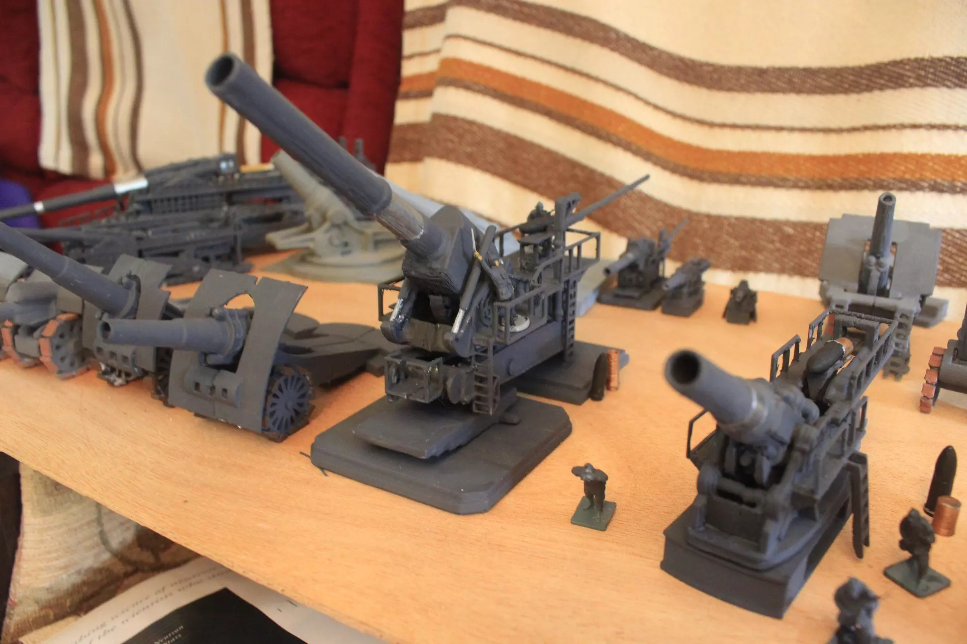 35 5 cm Haubitze M1 ww2 German artillery  3D print model_0