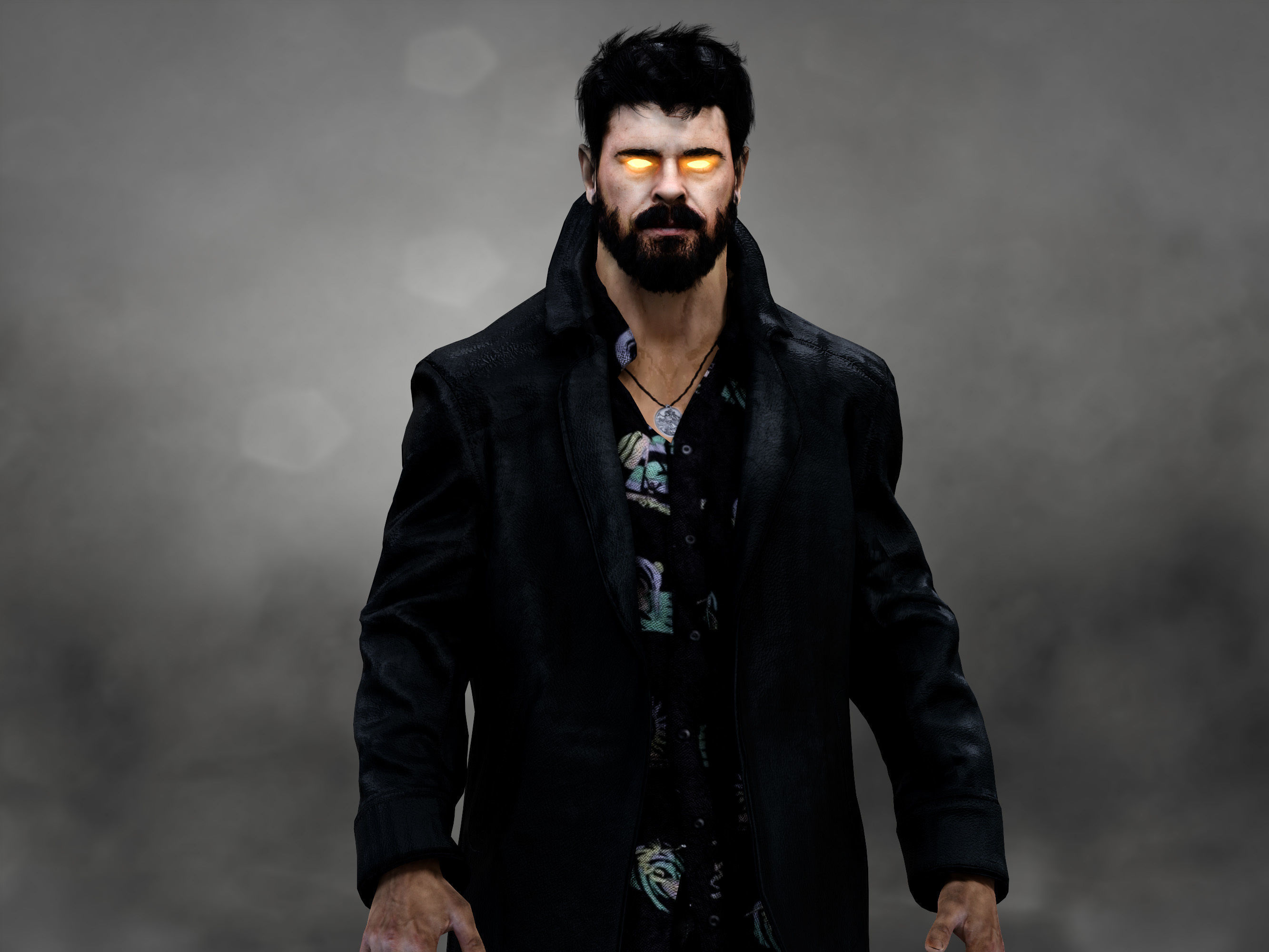 Billy Butcher Low-poly 3D model_6