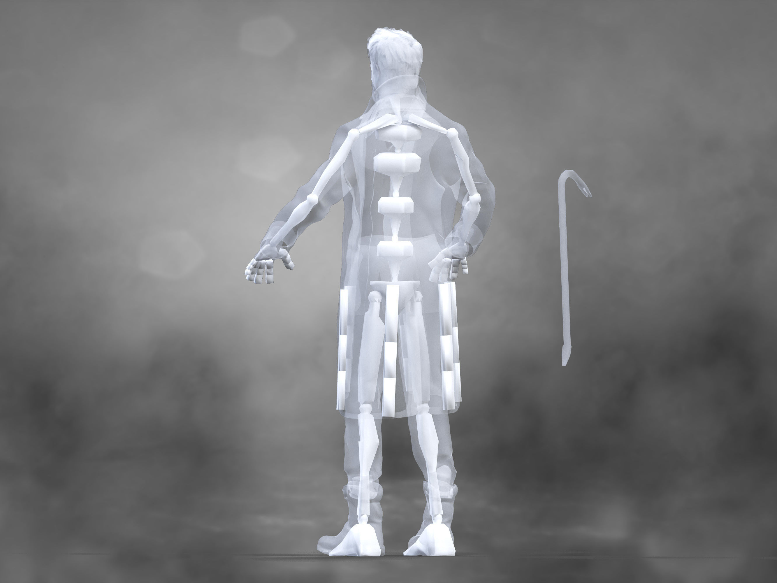 Billy Butcher Low-poly 3D model_10