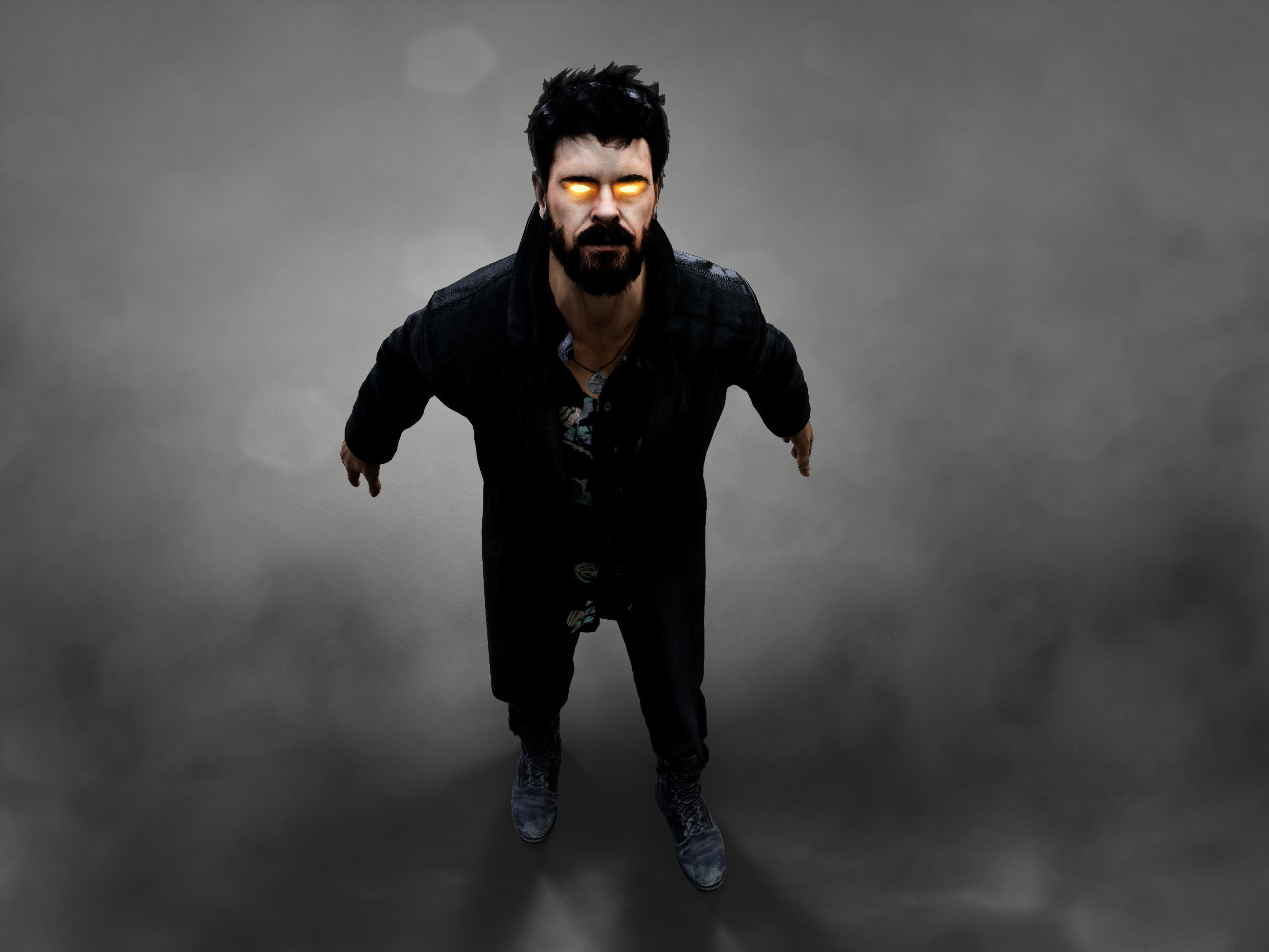 Billy Butcher Low-poly 3D model_7