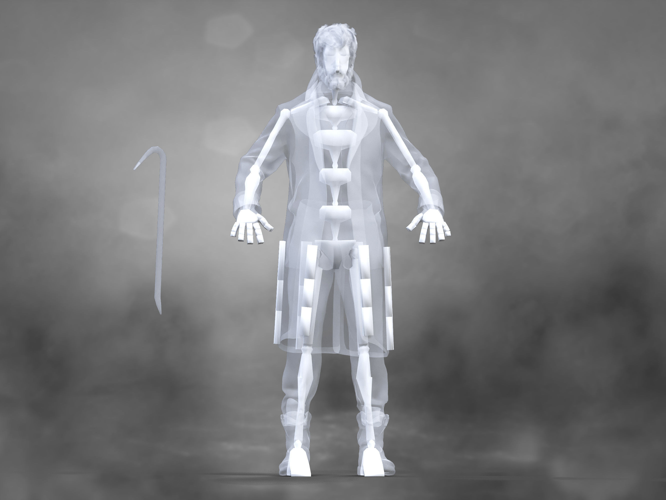 Billy Butcher Low-poly 3D model_11