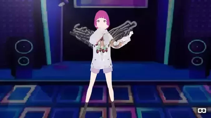 mmd model angel