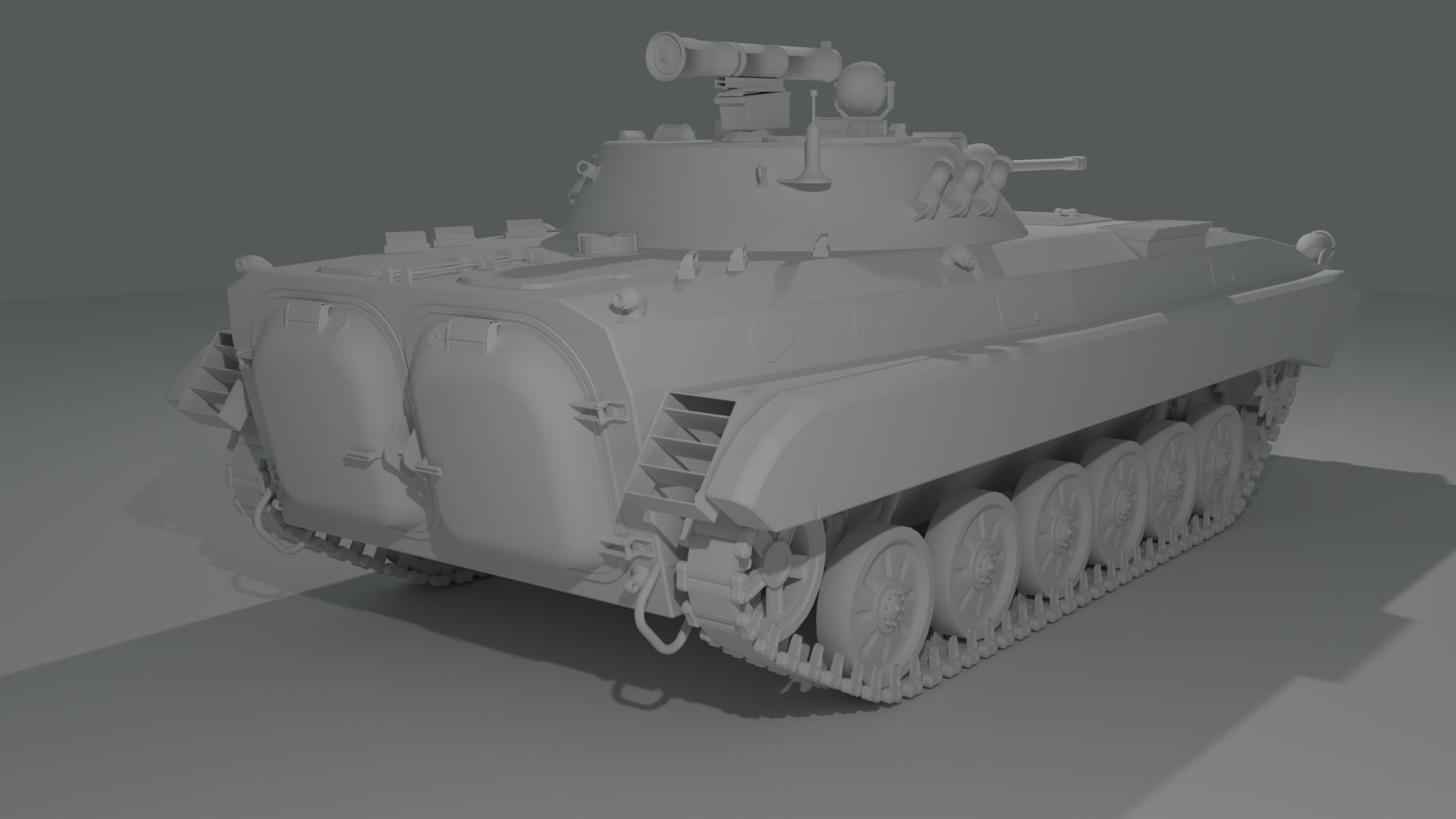 BMP-2 russian armoured vehicle 3D model_17